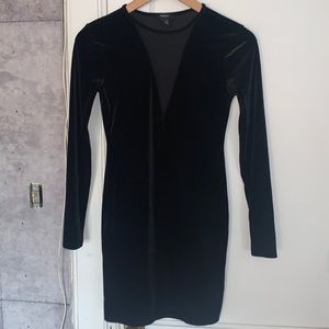 Velvet Long Sleeve Dress